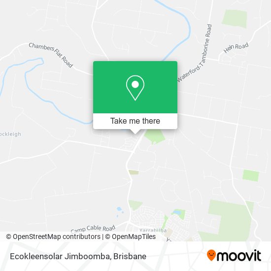 Ecokleensolar Jimboomba map