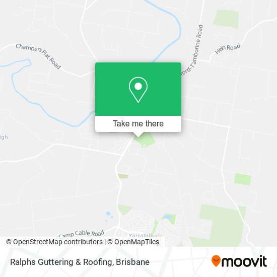 Ralphs Guttering & Roofing map