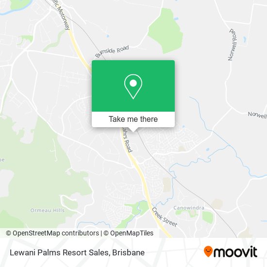 Lewani Palms Resort Sales map