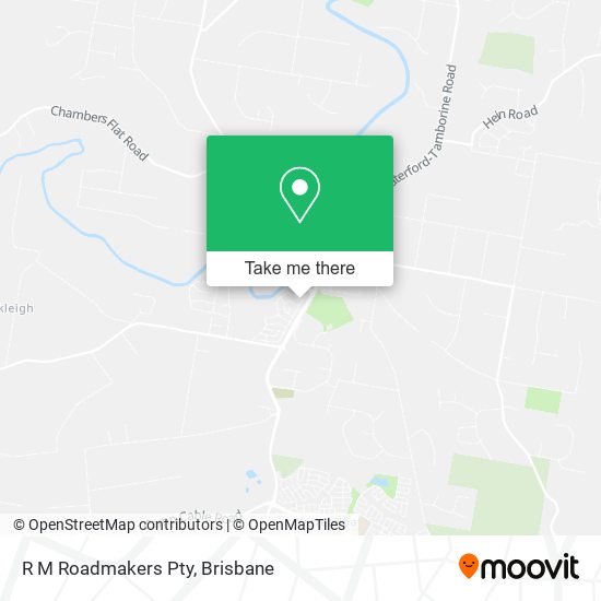 R M Roadmakers Pty map