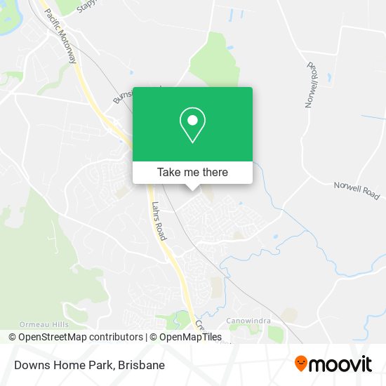 Downs Home Park map