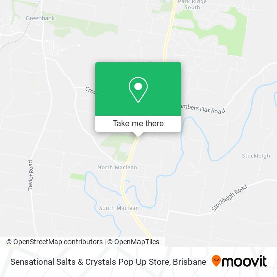 Sensational Salts & Crystals Pop Up Store map
