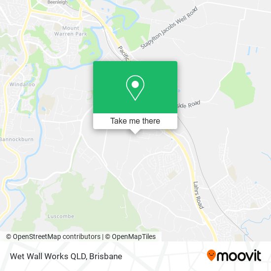 Wet Wall Works QLD map