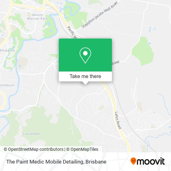 The Paint Medic Mobile Detailing map
