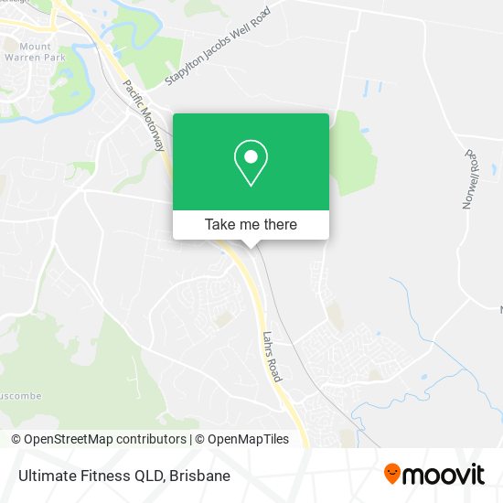 Ultimate Fitness QLD map