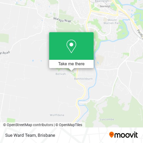Sue Ward Team map