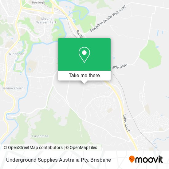 Underground Supplies Australia Pty map