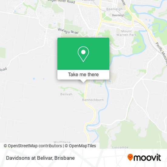 Davidsons at Belivar map