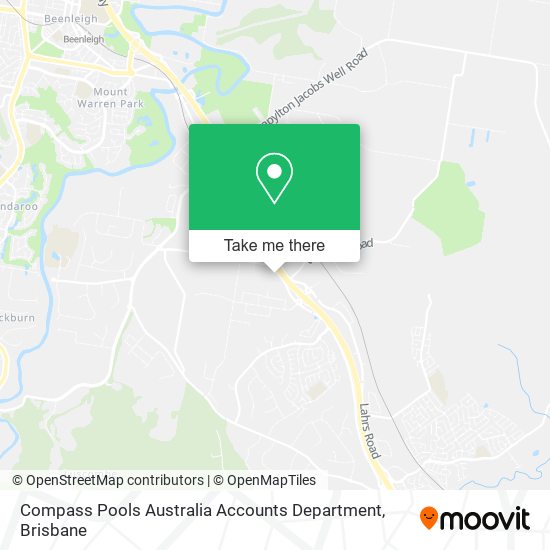 Compass Pools Australia Accounts Department map
