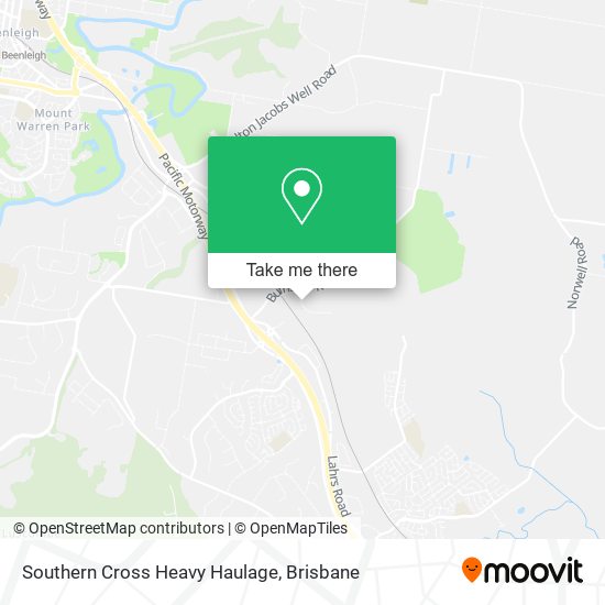 Southern Cross Heavy Haulage map