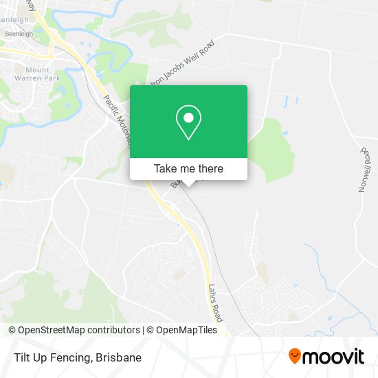 Tilt Up Fencing map