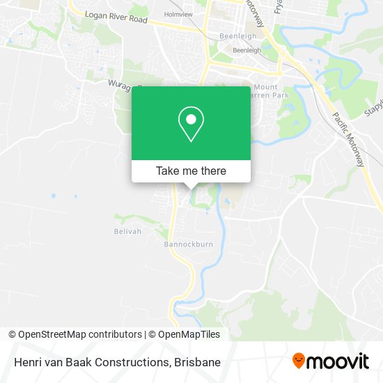 Henri van Baak Constructions map