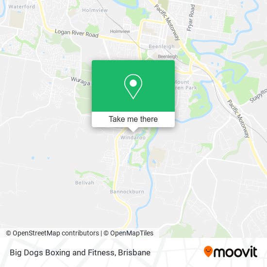 Mapa Big Dogs Boxing and Fitness