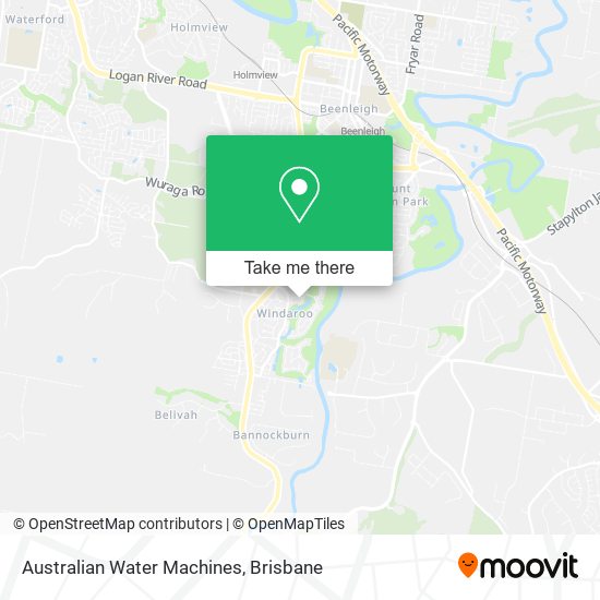 Australian Water Machines map