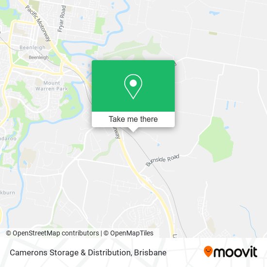 Camerons Storage & Distribution map