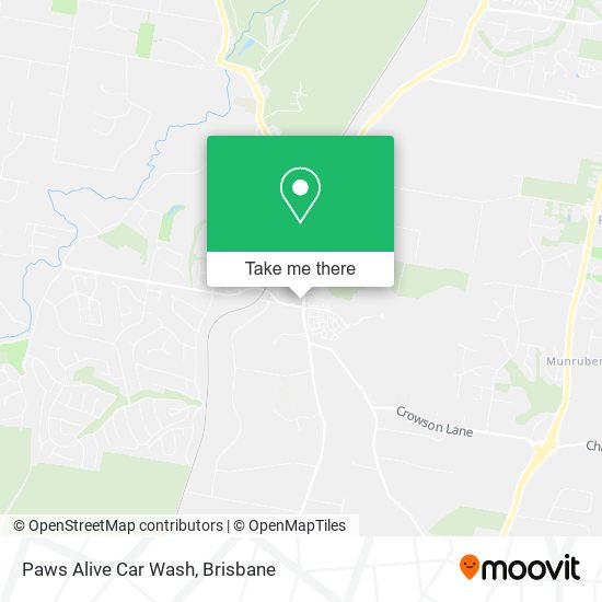 Paws Alive Car Wash map