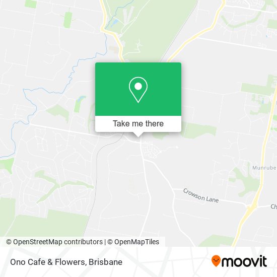 Ono Cafe & Flowers map