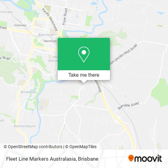 Fleet Line Markers Australasia map