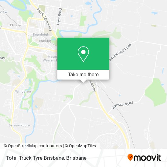 Total Truck Tyre Brisbane map