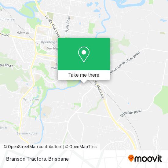 Branson Tractors map