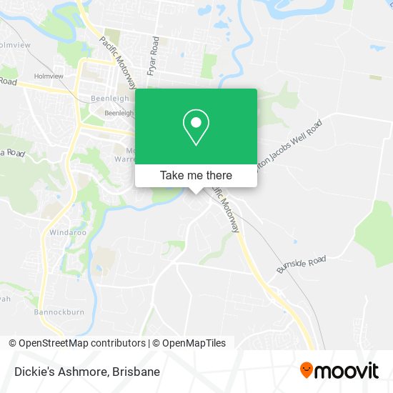 Dickie's Ashmore map
