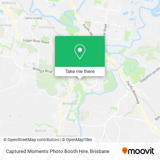 Captured Moments Photo Booth Hire map