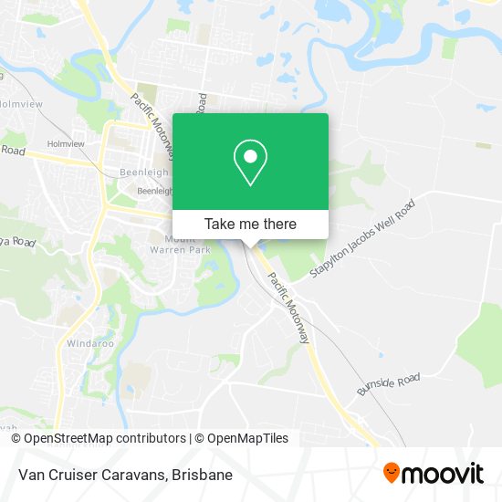 Van Cruiser Caravans map