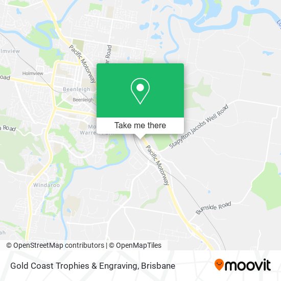 Gold Coast Trophies & Engraving map