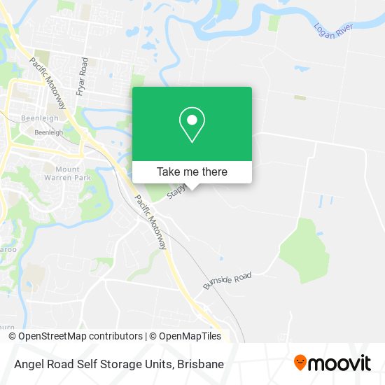 Angel Road Self Storage Units map