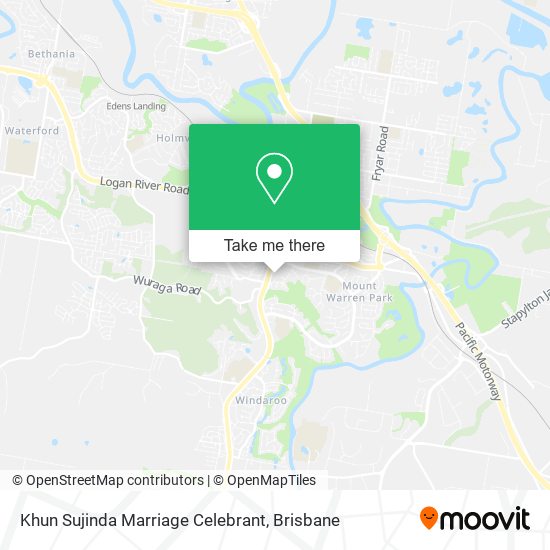 Khun Sujinda Marriage Celebrant map