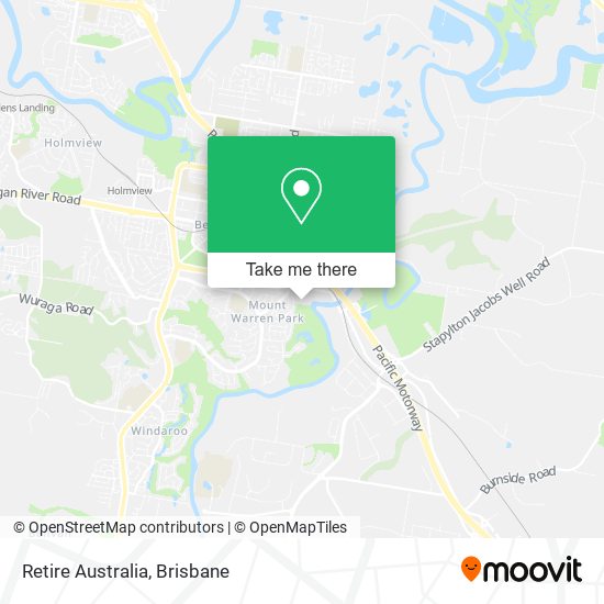 Retire Australia map
