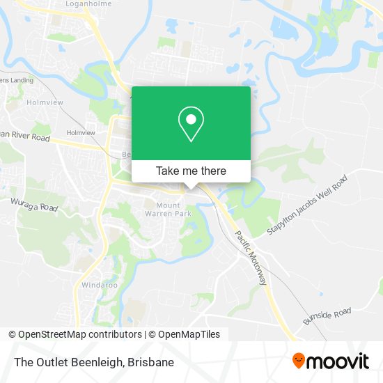 Mapa The Outlet Beenleigh