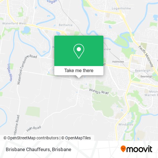 Brisbane Chauffeurs map
