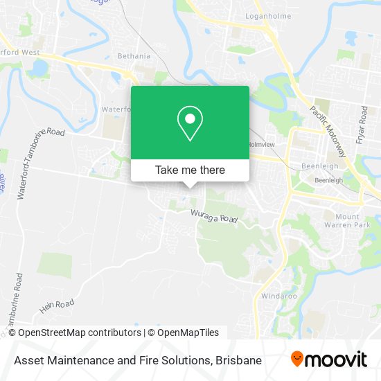 Asset Maintenance and Fire Solutions map