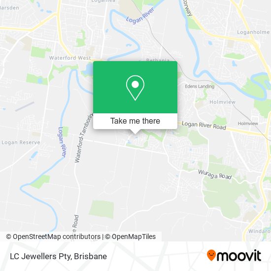 LC Jewellers Pty map