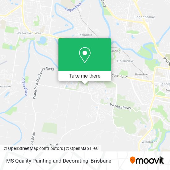 MS Quality Painting and Decorating map
