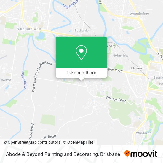 Abode & Beyond Painting and Decorating map