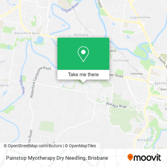 Painstop Myotherapy Dry Needling map