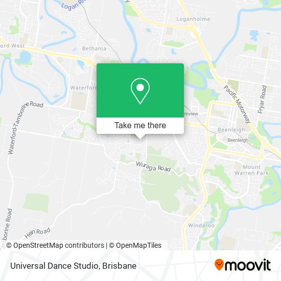 Universal Dance Studio map