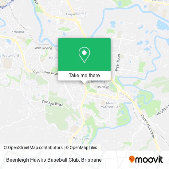 Beenleigh Hawks Baseball Club map