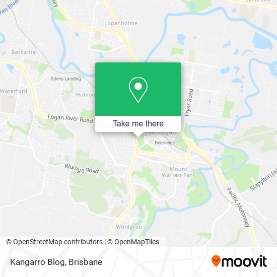 Kangarro Blog map