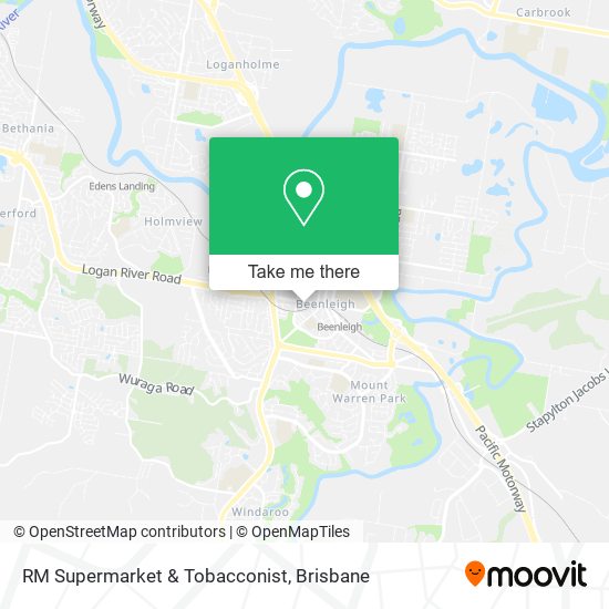 RM Supermarket & Tobacconist map