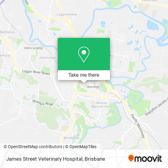 Mapa James Street Veterinary Hospital