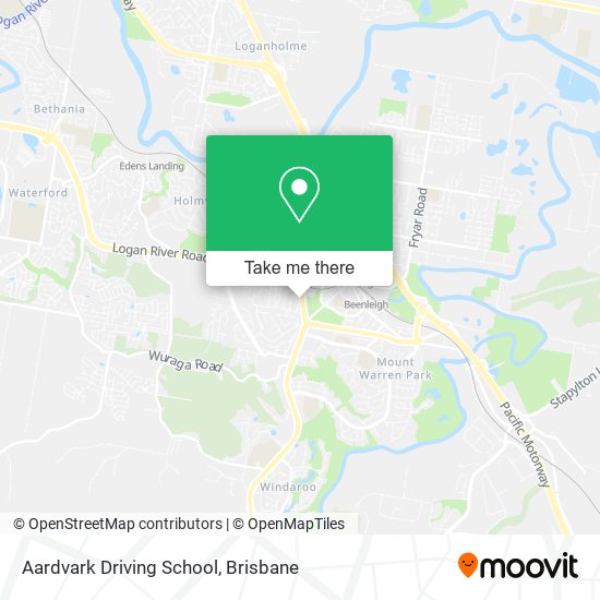 Aardvark Driving School map
