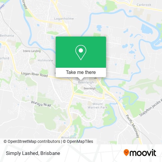 Simply Lashed map