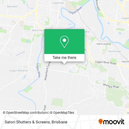 Satori Shutters & Screens map