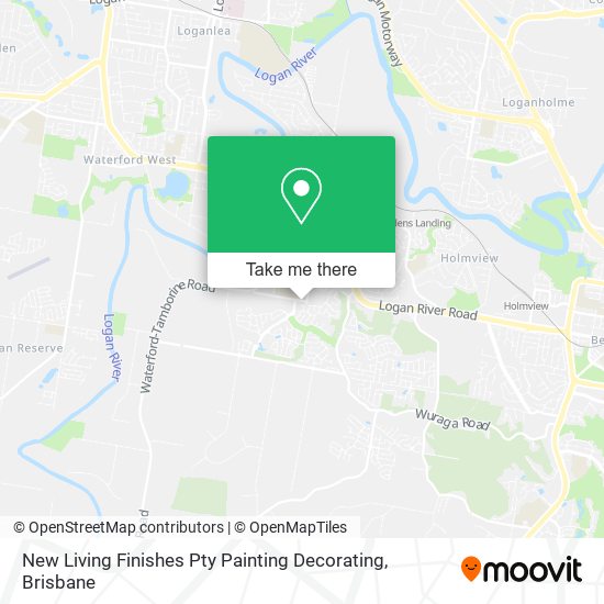 New Living Finishes Pty Painting Decorating map