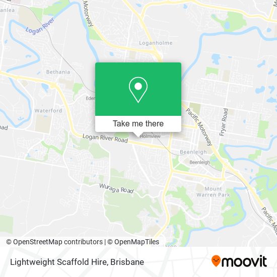 Lightweight Scaffold Hire map