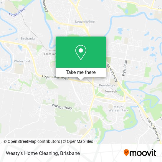 Westy's Home Cleaning map