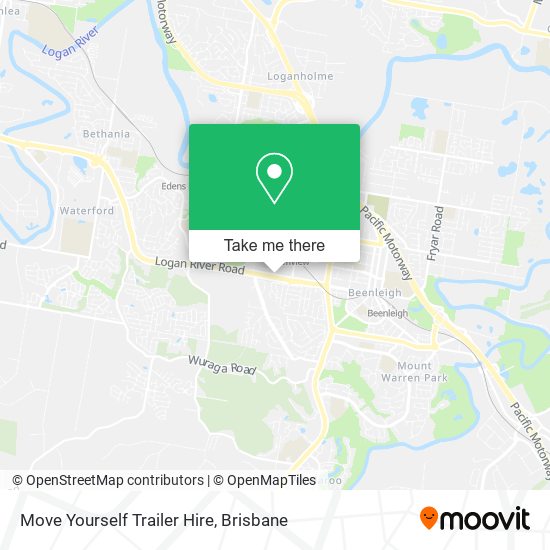Move Yourself Trailer Hire map